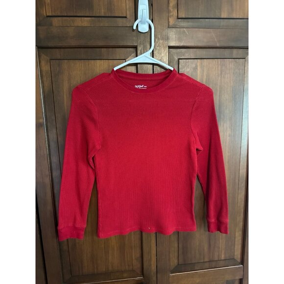 Cat & Jack red waffle shirt size 8 - Picture 1 of 3